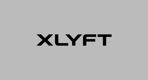 XLYFT logo on a gray background